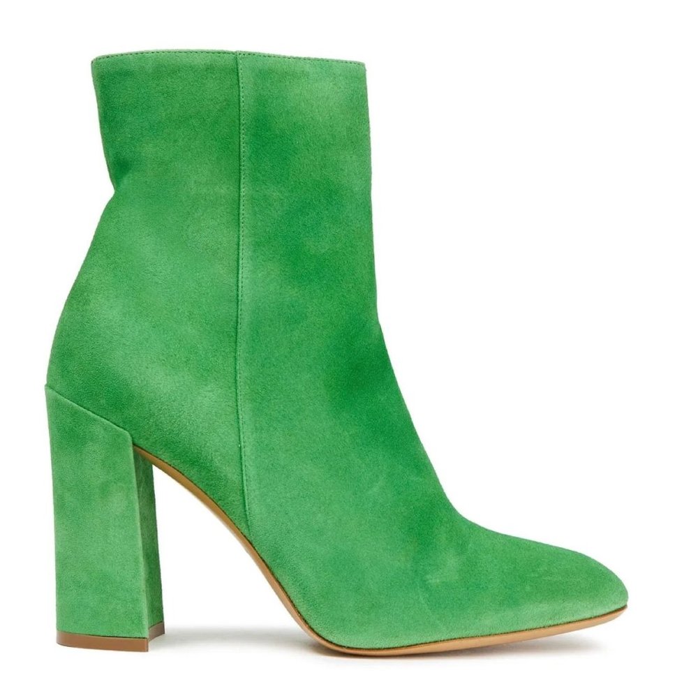 NWT Mansur Gavriel Suede Green Ankle Boots
